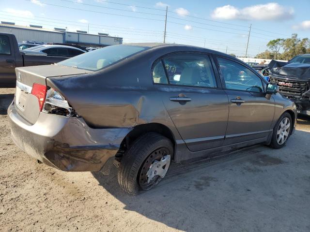 2HGFA1F58AH576336 - 2010 HONDA CIVIC LX GRAY photo 3