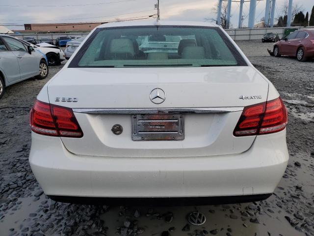 WDDHF8JB0EB007080 - 2014 MERCEDES-BENZ E 350 4MATIC WHITE photo 6