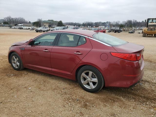 5XXGM4A73FG358576 - 2015 KIA OPTIMA LX RED photo 2