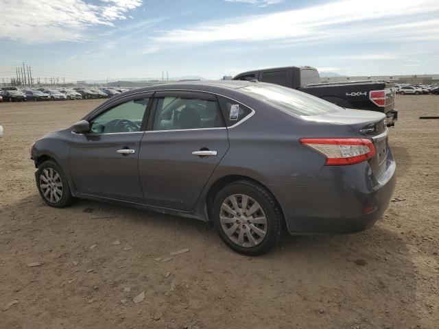 3N1AB7AP7DL737646 - 2013 NISSAN SENTRA S SILVER photo 2