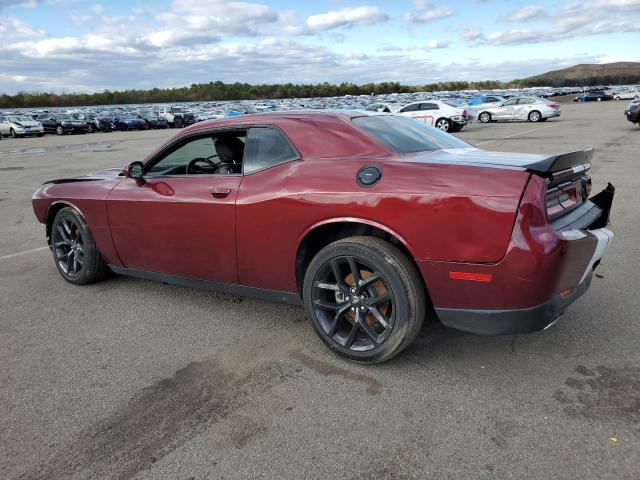 2C3CDZAG7NH182286 - 2022 DODGE CHALLENGER SXT RED photo 2