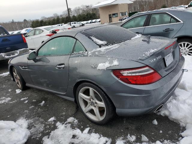 WDDPK3JA9GF123729 - 2016 MERCEDES-BENZ SLK 300 GRAY photo 2