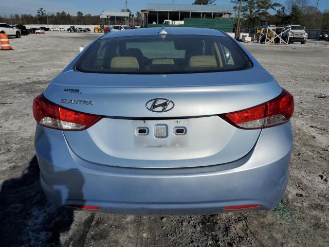 KMHDH4AE7DU716075 - 2013 HYUNDAI ELANTRA GLS BLUE photo 6