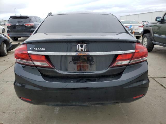 19XFB2F57EE245282 - 2014 HONDA CIVIC LX BLACK photo 6