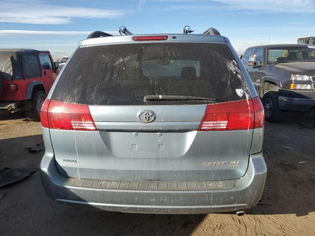 5TDBA22C94S003863 - 2004 TOYOTA SIENNA XLE BLUE photo 6