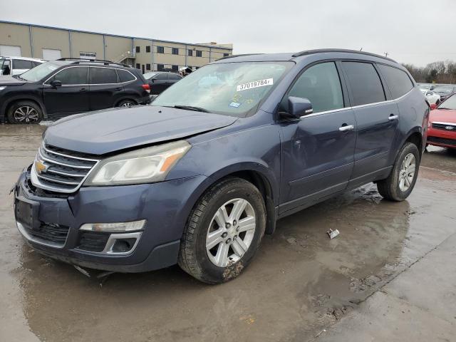 1GNKRGKDXDJ239781 - 2013 CHEVROLET TRAVERSE LT BLUE photo 1