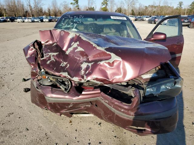 2G1WF52E639313474 - 2003 CHEVROLET IMPALA BURGUNDY photo 11