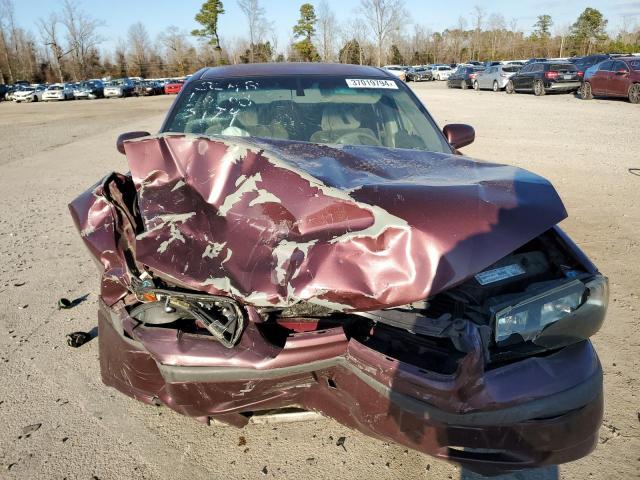 2G1WF52E639313474 - 2003 CHEVROLET IMPALA BURGUNDY photo 5