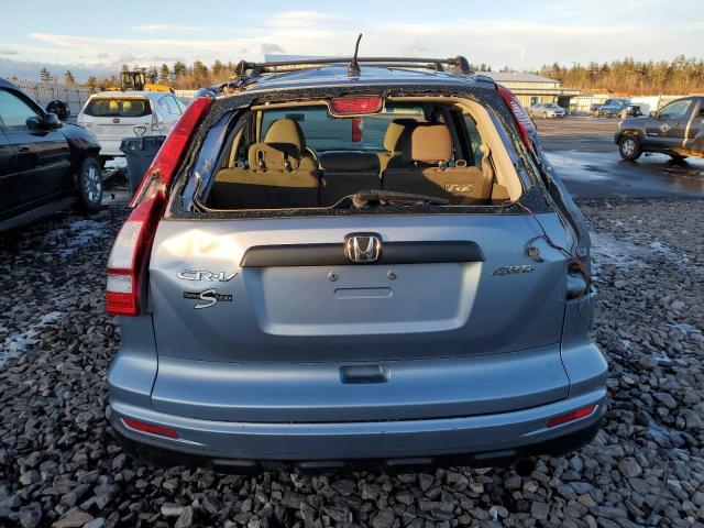 5J6RE4H39BL005501 - 2011 HONDA CR-V LX BLUE photo 6