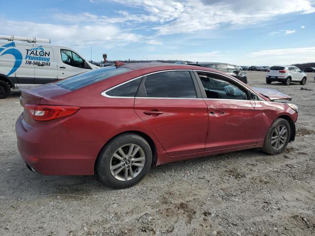 5NPE24AF9GH286793 - 2016 HYUNDAI SONATA SE RED photo 3