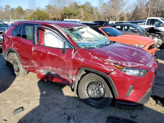 2T3F1RFV4NW254974 - 2022 TOYOTA RAV4 LE BURGUNDY photo 4