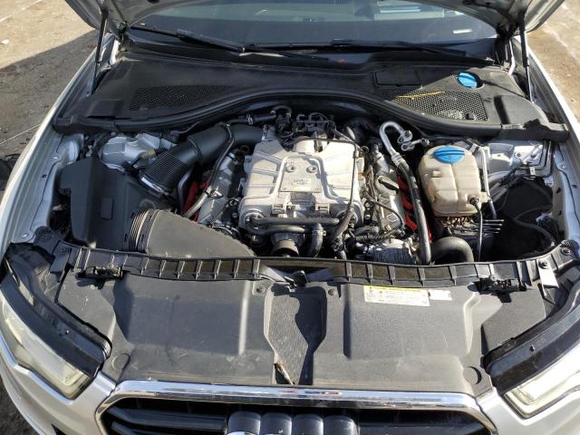 WAUJGAFC6CN175736 - 2012 AUDI A6 PRESTIGE GRAY photo 11