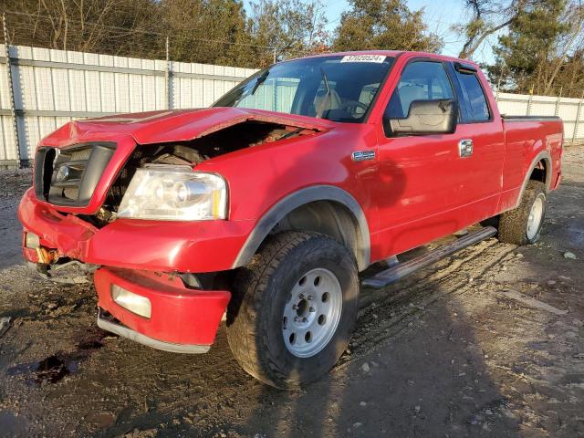 1FTPX14574NB41811 - 2004 FORD F150 RED photo 1