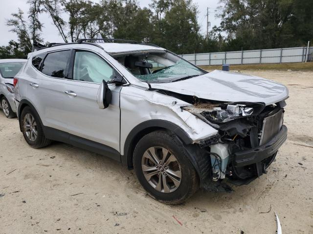 5XYZU3LB5EG150682 - 2014 HYUNDAI SANTA FE S SILVER photo 4