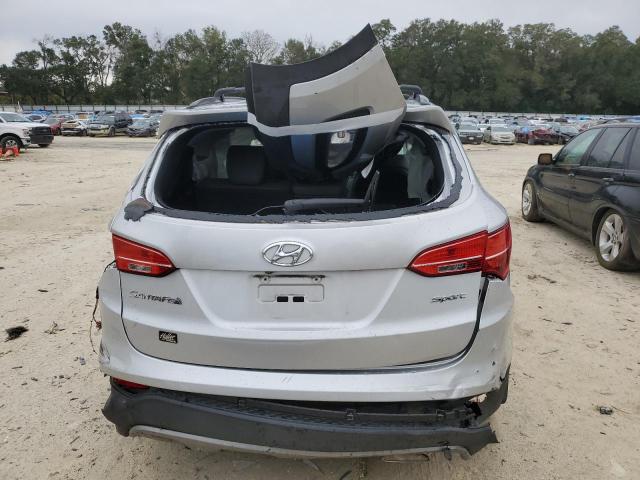 5XYZU3LB5EG150682 - 2014 HYUNDAI SANTA FE S SILVER photo 6