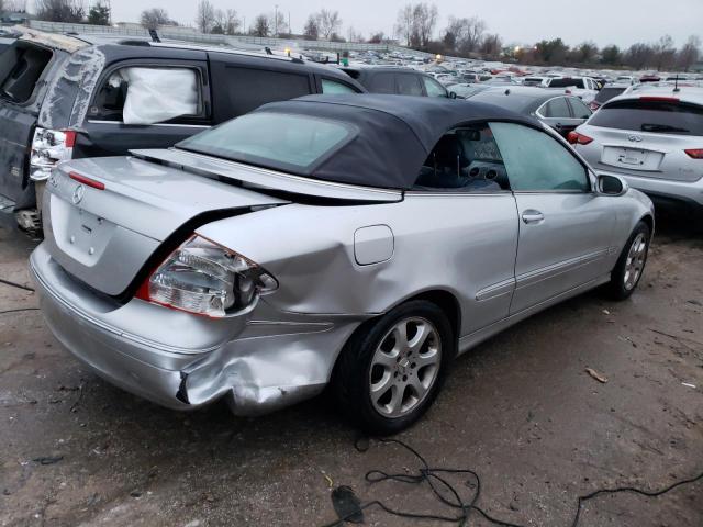 WDBTK65G14T016338 - 2004 MERCEDES-BENZ CLK 320 SILVER photo 3