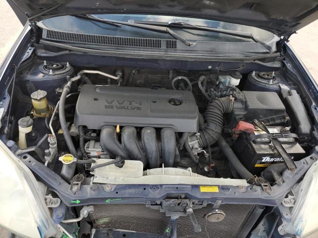 2T1KR32E77C685185 - 2007 TOYOTA COROLLA MA XR BLUE photo 11
