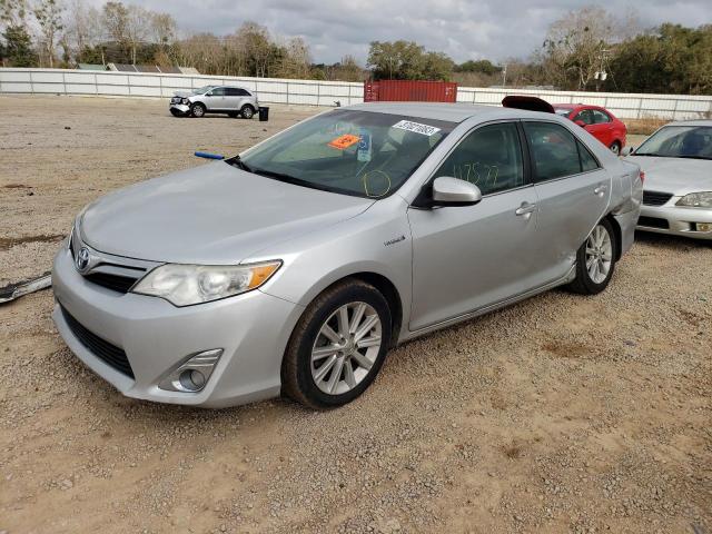 4T1BD1FK0EU135633 - 2014 TOYOTA CAMRY HYBRID SILVER photo 1