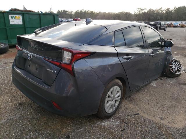 JTDKAMFU3N3175081 - 2022 TOYOTA PRIUS NIGHT SHADE GRAY photo 3