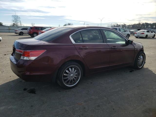 1HGCP2F4XCA147439 - 2012 HONDA ACCORD LXP MAROON photo 3