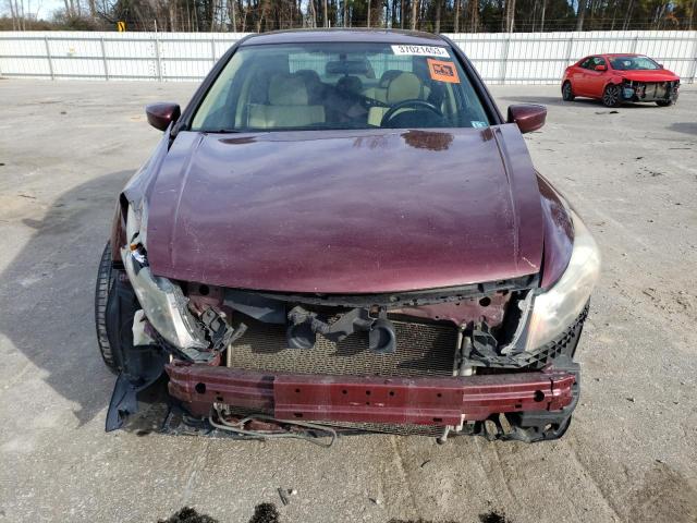 1HGCP2F4XCA147439 - 2012 HONDA ACCORD LXP MAROON photo 5