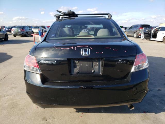 1HGCP26399A048028 - 2009 HONDA ACCORD LX BLACK photo 6