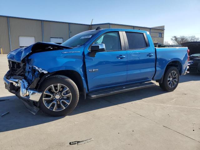 1GCPACED0NZ600142 - 2022 CHEVROLET silverado C1500 LT BLUE photo 1