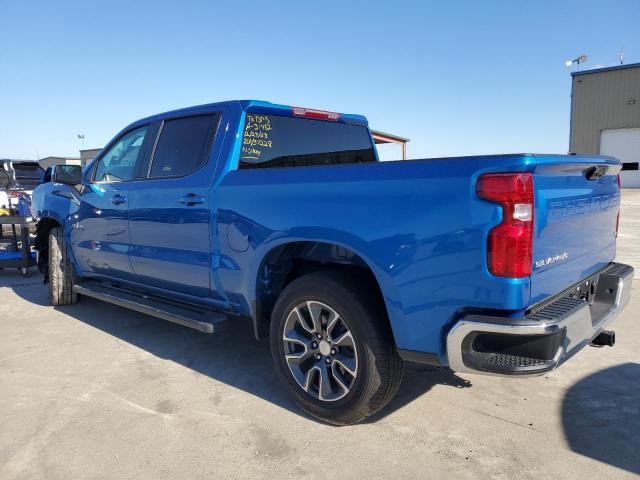 1GCPACED0NZ600142 - 2022 CHEVROLET silverado C1500 LT BLUE photo 2