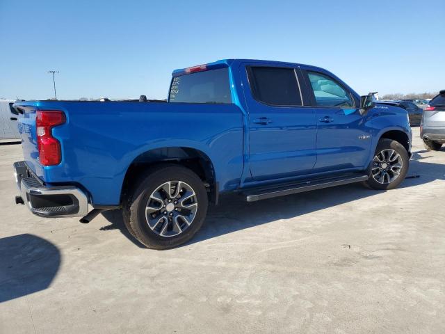 1GCPACED0NZ600142 - 2022 CHEVROLET silverado C1500 LT BLUE photo 3