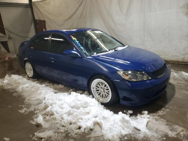 2HGES25764H562473 - 2004 HONDA CIVIC EX BLUE photo 4