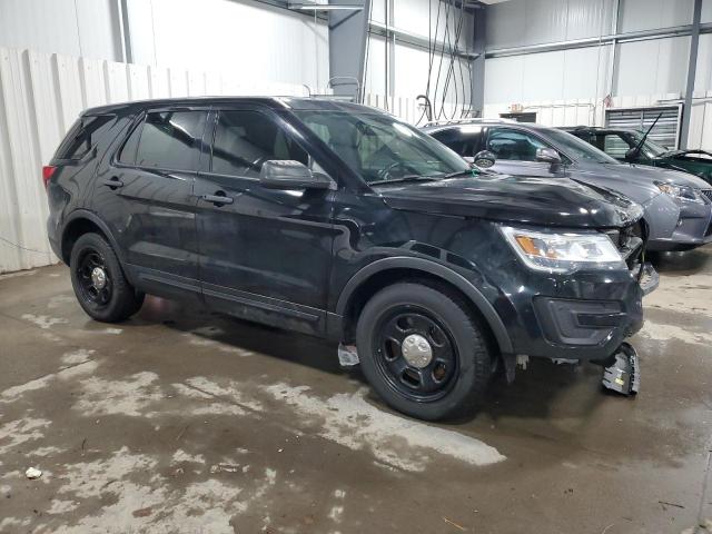 1FM5K8AR0HGE14762 - 2017 FORD EXPLORER POLICE INTERCEPTOR أسود صورة 4