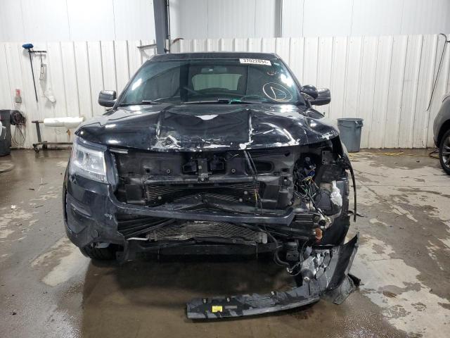 1FM5K8AR0HGE14762 - 2017 FORD EXPLORER POLICE INTERCEPTOR أسود صورة 5