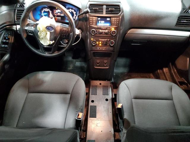 1FM5K8AR0HGE14762 - 2017 FORD EXPLORER POLICE INTERCEPTOR أسود صورة 8