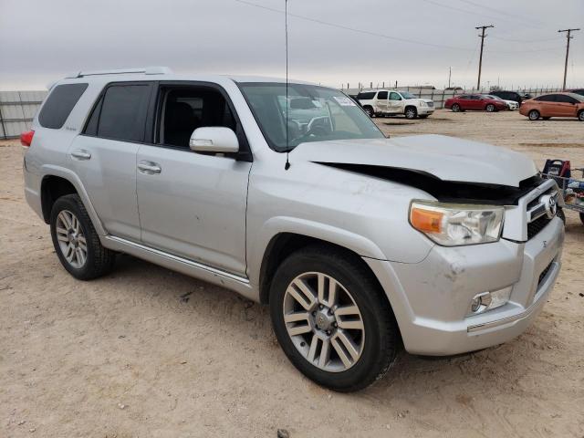 JTEBU5JR7A5008071 - 2010 TOYOTA 4RUNNER SR5 SILVER photo 4