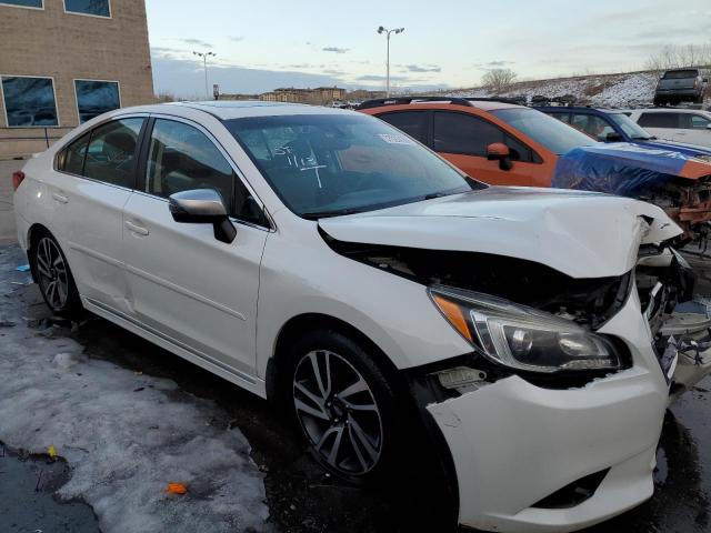 4S3BNAS67H3027336 - 2017 SUBARU LEGACY SPORT WHITE photo 4