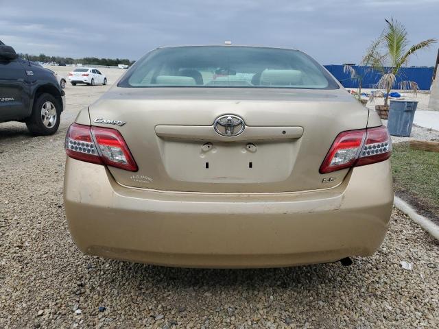 4T1BF3EK9BU177592 - 2011 TOYOTA CAMRY BASE GOLD photo 6