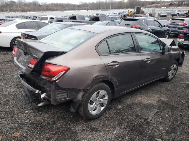 2HGFB2F56DH528079 - 2013 HONDA CIVIC LX BROWN photo 3