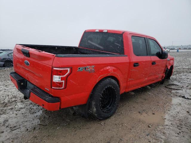 1FTEW1EP9JFD20965 - 2018 FORD F150 SUPER RED photo 3