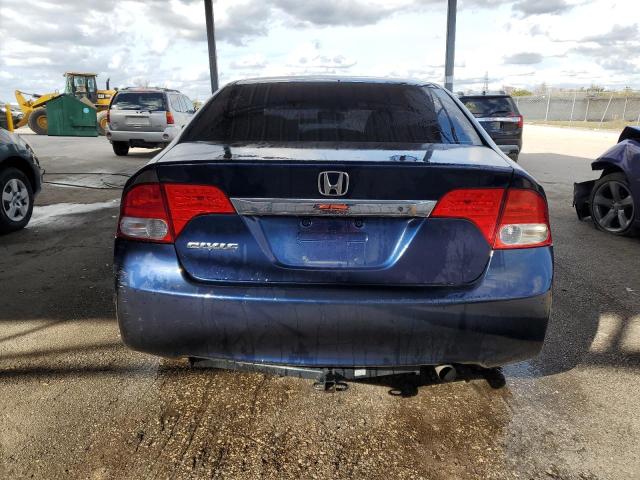 2HGFA1F51AH566120 - 2010 HONDA CIVIC LX BLUE photo 6