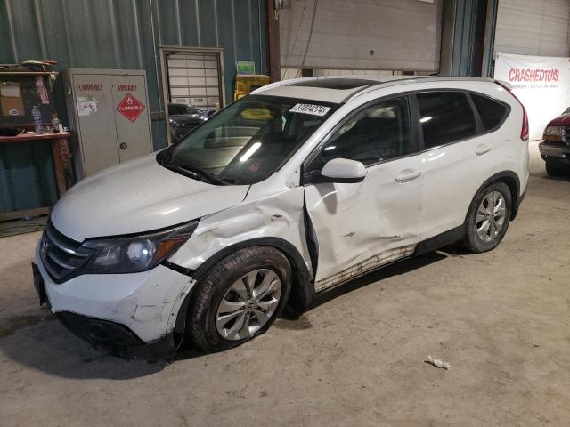 5J6RM4H75DL044207 - 2013 HONDA CR-V EXL WHITE photo 1