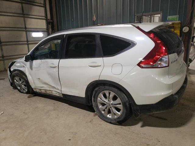 5J6RM4H75DL044207 - 2013 HONDA CR-V EXL WHITE photo 2