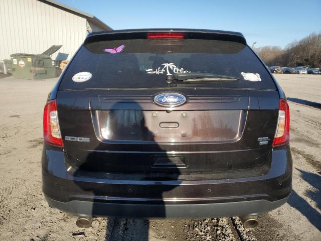 2FMDK4JC7DBB41188 - 2013 FORD EDGE SEL BLACK photo 6