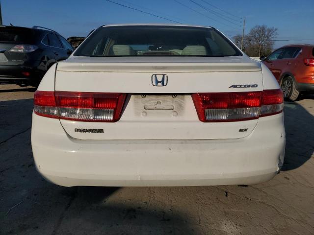 1HGCM56634A026474 - 2004 HONDA ACCORD EX WHITE photo 6