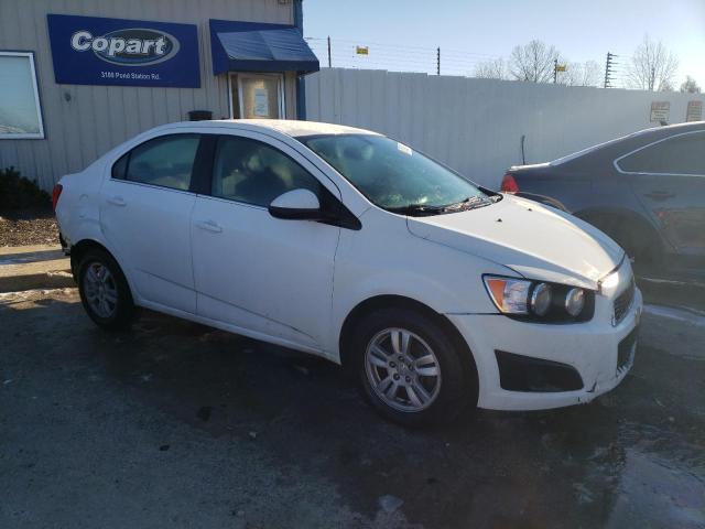 1G1JC5SH9E4212769 - 2014 CHEVROLET SONIC LT WHITE photo 4