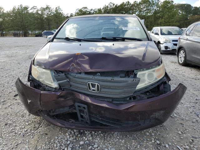 5FNRL5H64DB008811 - 2013 HONDA ODYSSEY EXL BURGUNDY photo 5