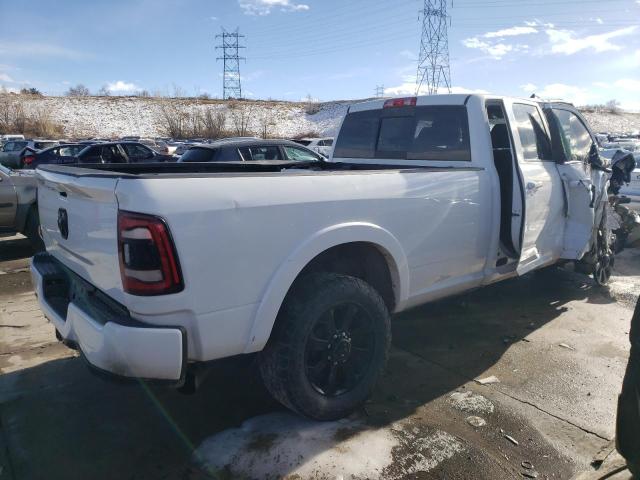 3C6UR5KL4LG243572 - 2020 RAM 2500 LARAMIE WHITE photo 3