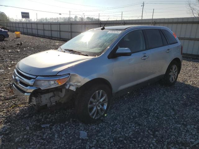 2FMDK3JC2EBB51817 - 2014 FORD EDGE SEL SILVER photo 1