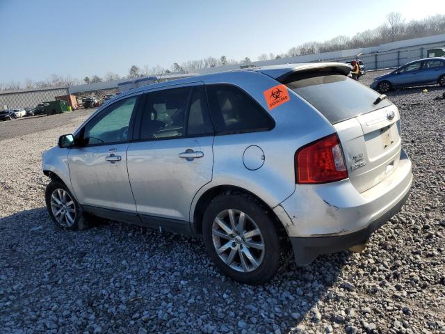 2FMDK3JC2EBB51817 - 2014 FORD EDGE SEL SILVER photo 2