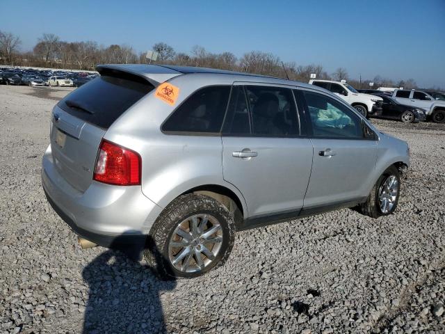 2FMDK3JC2EBB51817 - 2014 FORD EDGE SEL SILVER photo 3