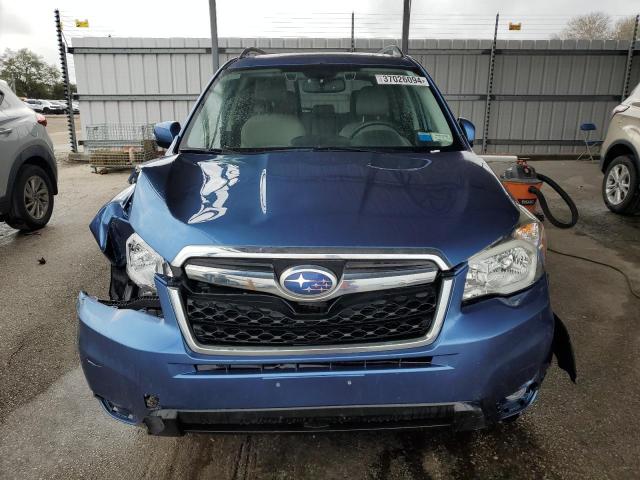 JF2SJAXC6GH518686 - 2016 SUBARU FORESTER 2.5I TOURING BLUE photo 5